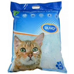 Podstielka DUVO+ pre mačky Premium silikátová 16L