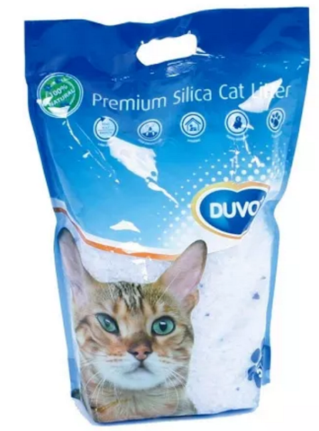 E-shop Podstielka DUVO+ pre mačky Premium silikátová 5 L