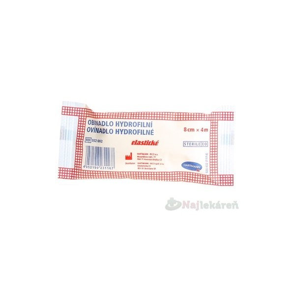 Ovínadlo hydrofilné elastické, sterilné (8cmx4m) 1ks