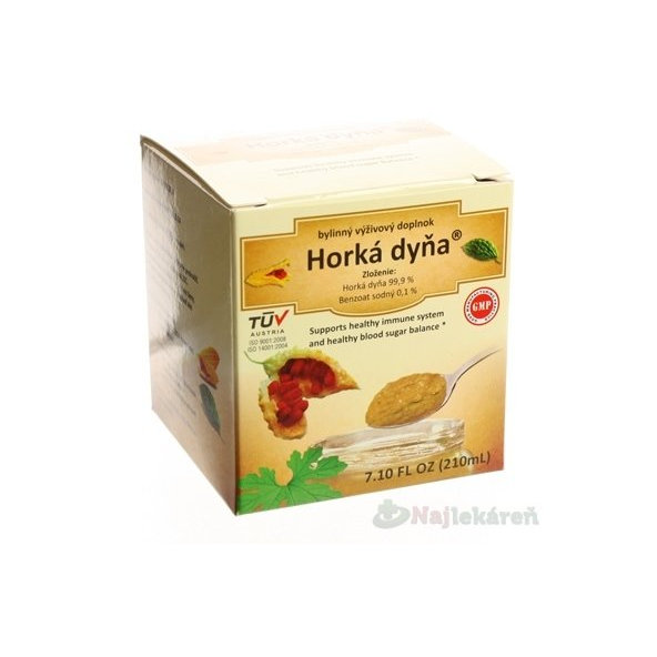 Horká dyňa výživový doplnok, 210 ml