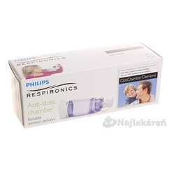 OptiChamber Diamond NÁDSTAVEC inhalačný antistatický, s ventilovým systémom, 1ks