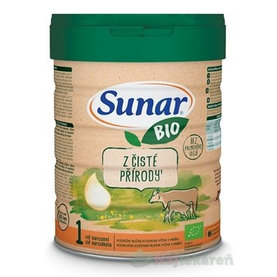 Sunar BIO 1, počiatočná mliečna výživa, 700 g