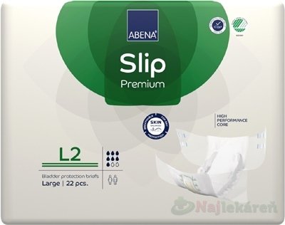 E-shop ABENA Slip Premium L2, inkontinenčné nohavičky (veľ. L), 22 ks