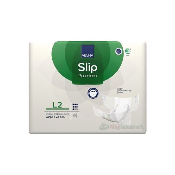 ABENA Slip Premium L2, inkontinenčné nohavičky (veľ. L), 22 ks