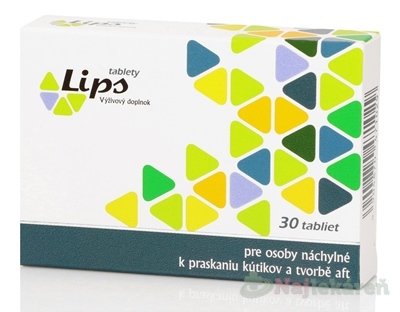 E-shop Lips tablety na kútiky a afty, 30 tbl