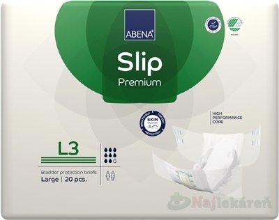 E-shop ABENA Slip Premium L3, inkontinenčné nohavičky (veľ. L), 20 ks