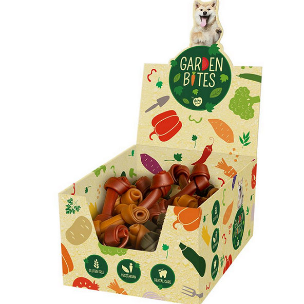 Maškrta DUVO+ vegetariánske kostičky S-11cm, bal. 45 x 42g