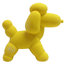 Hračka DUVO+ latexový balón pudel, pískajúci, žltý 14x6x12,5cm