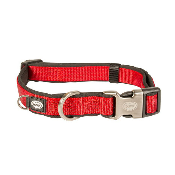 Obojok DUVO+ EXPLOR NORTH nylon červený 35-55cm/20mm