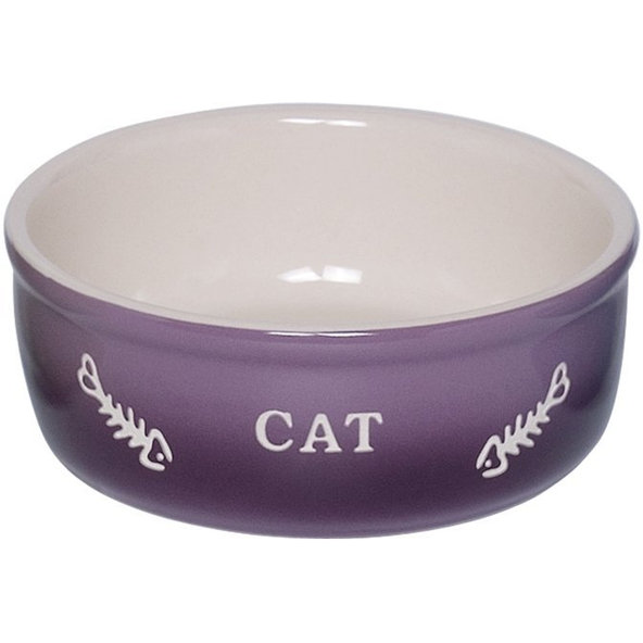 "Gradient Cat" keramická miska fialová 250ml