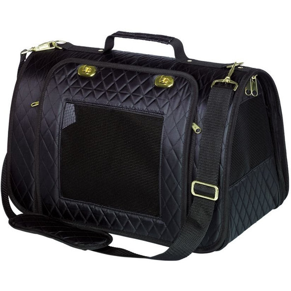 Prepravná taška pre psy a mačky "KALINA" čierna 44x25x27cm