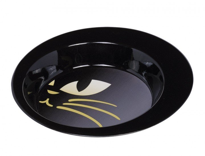 E-shop "Kitty" nerezová miska čierna, 19cm 0,34 l