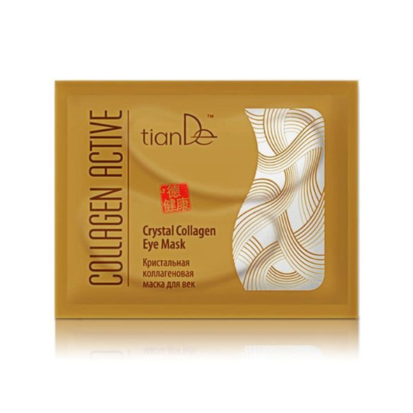 Collagen Active Krištálová kolagenová maska na očné viečka TianDe 1ks