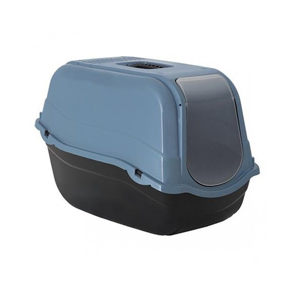 Toaleta DUVO+ pre mačky Romeo ECO, uzavretá 57x39x41cm modrá