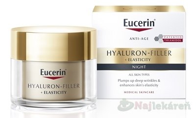 E-shop Eucerin HYALURON-FILLER+ELASTICITY nočný krém 50ml