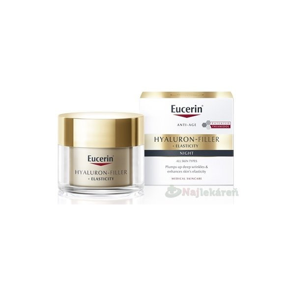 Eucerin HYALURON-FILLER+ELASTICITY nočný krém 50ml