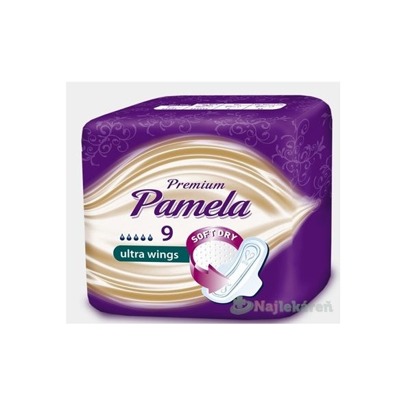 Pamela Premium Ultra Wings hygienické vložky 9ks
