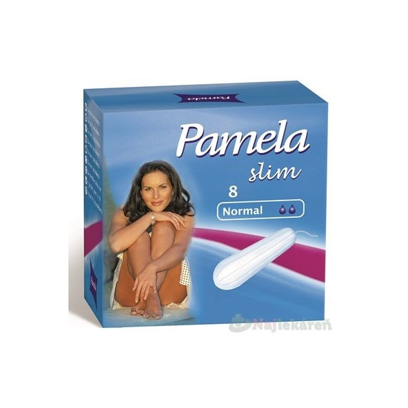 Pamela Premium Slim Normal hygienické tampóny 8ks
