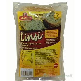 LINSI - bezglutenový chlieb s ľanom, 300g