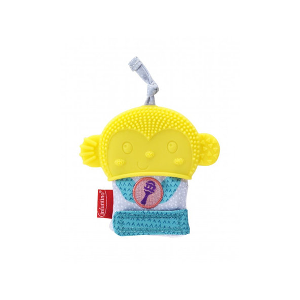 INFANTINO Rukavice hrkajúce s hryzátkami