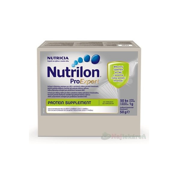 Nutrilon ProExpert Protein supplement vrecká (od narodenia), 50x1g (50g)
