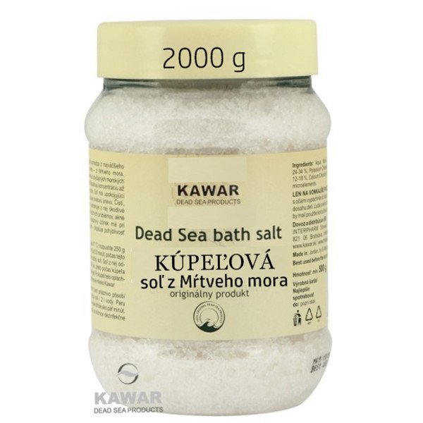E-shop Kawar kúpeľová soľ z Mŕtveho mora 2000 g