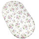 MIMIKO Prestieradlo na oválny matrac 
Kvety na bielom