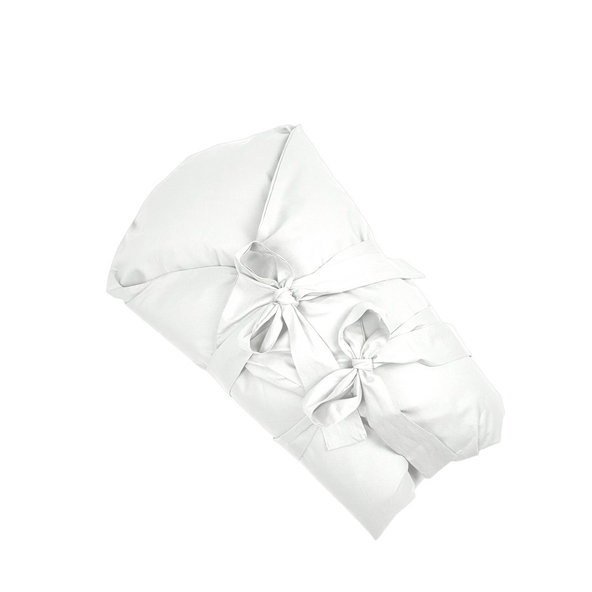 MIMIKO Zavinovačka páperová bavlnená Bilá