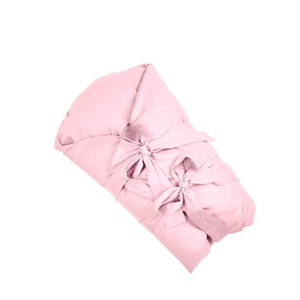 MIMIKO Zavinovačka páperová bavlnená Ružová