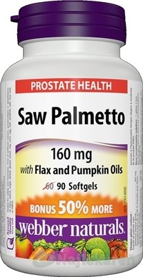E-shop Webber Naturals Prostata Saw Palmetto 160 mg 90 cps