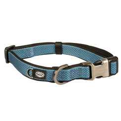 Obojok DUVO+ EXPLOR NORTH nylon petrolejovo-modrá farba 35-55cm/20mm
