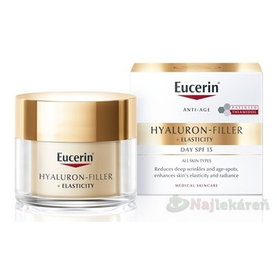 Eucerin HYALURON-FILLER+ELASTICITY SPF 15 denný krém 50ml