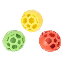 Hračka DUVO+ gumená futbalová lopta, polootvorená 11,5cm