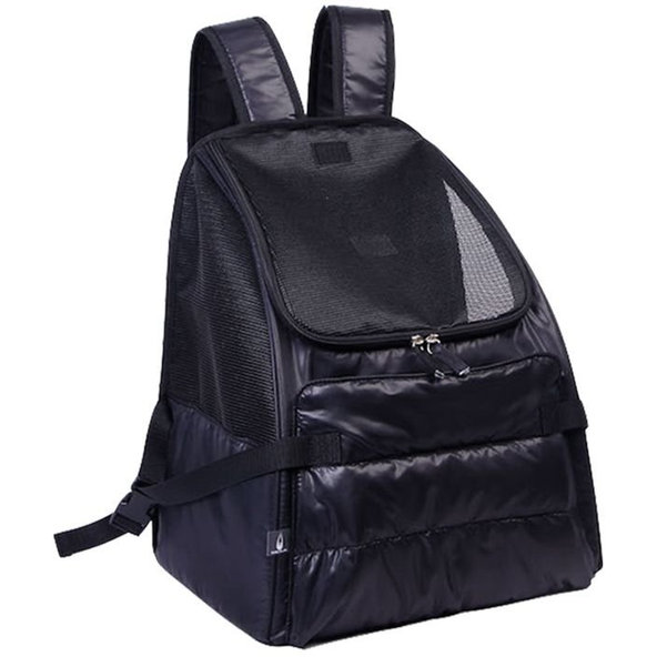 Taška na chrbát pre malé zvieratá "Malta" 35x22x40cm čierna