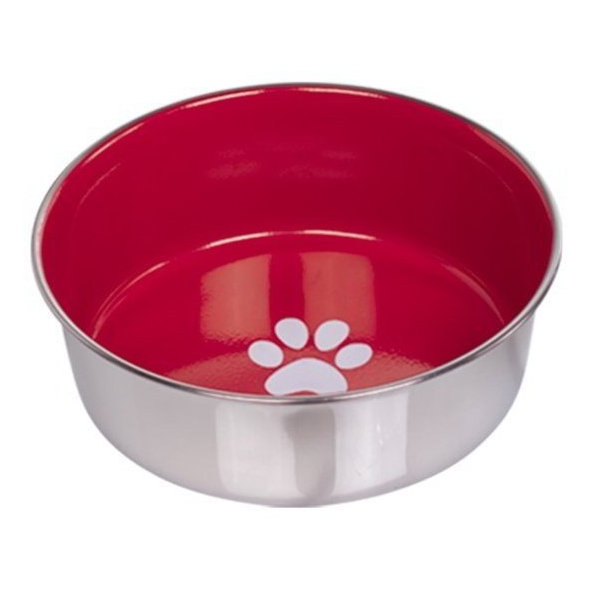 "PAW" L  nerezová miska červená 1,9l