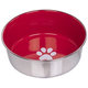 "PAW" L  nerezová miska červená 1,9l