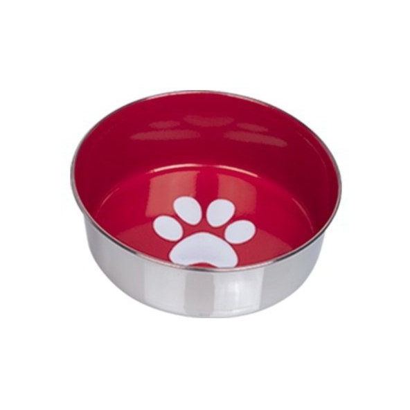 "PAW" S nerezová miska červená 450 ml