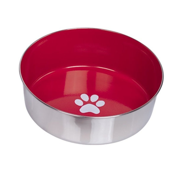 "PAW" XL nerezová miska červená 2,7l