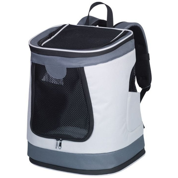 Prepravná taška pre psy a mačky "PLATA" sivá 34x30x43cm