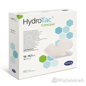 HydroTac concave - krytie na rany penové hydropol.impregnované gélom (18x18,5cm) 10ks