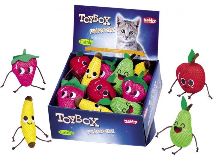 E-shop Bláznivé ovocie hračky pre mačky 20ks