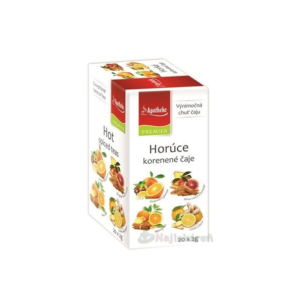 APOTHEKE PREMIER SELECTION Horúce korenené čaje, 20x2 g