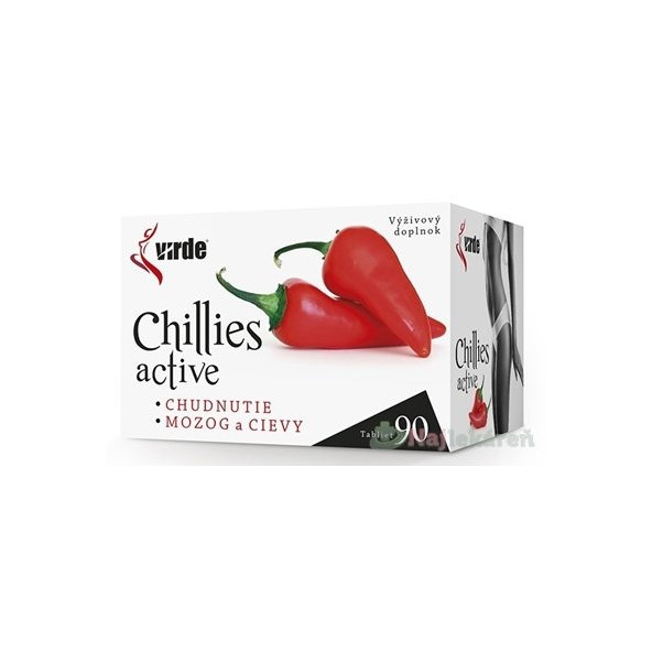 VIRDE CHILLIES ACTIVE výživový doplnok, 90ks