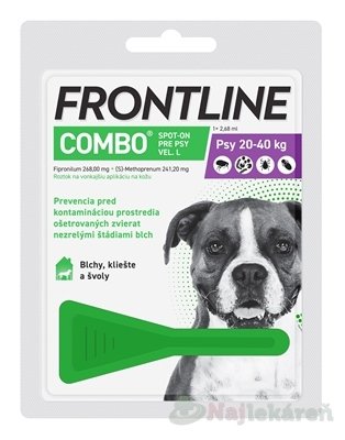 E-shop Frontline Combo Spot-on Dog L - pipeta proti kliešťom pre psy 2,68ml