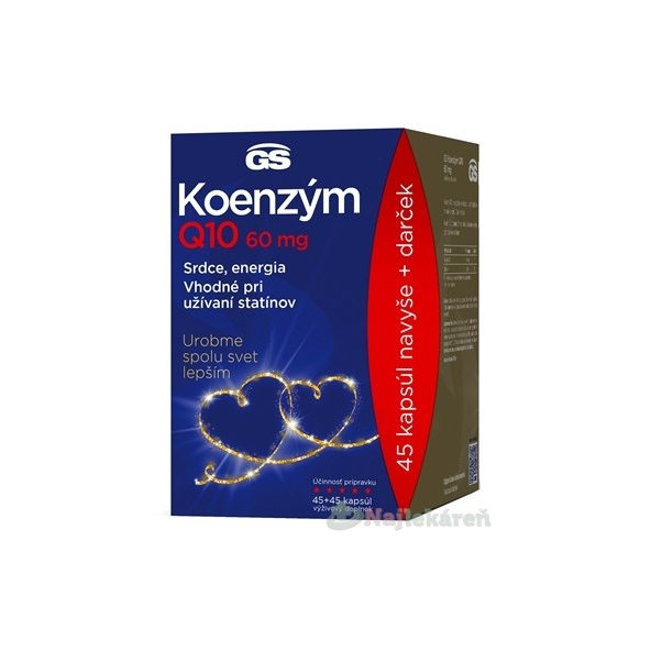 GS Koenzým Q10 60 mg darček 2022
