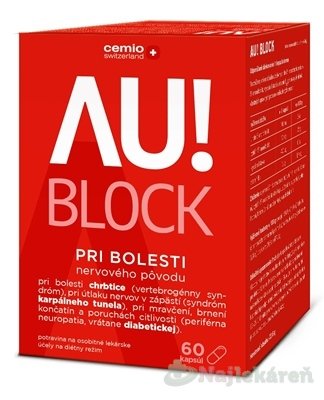E-shop Cemio AU! BLOCK na bolesti 60 kapsúl