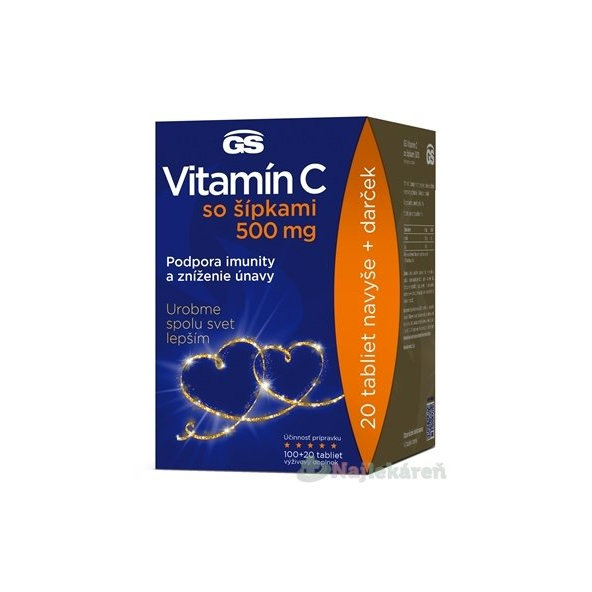 GS Vitamín C 500 so šípkami darček 2022