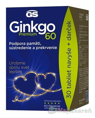 E-shop GS Ginkgo 60 PREMIUM darček 2022