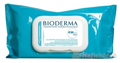 E-shop BIODERMA ABCDerm H2O obrúsky 60ks