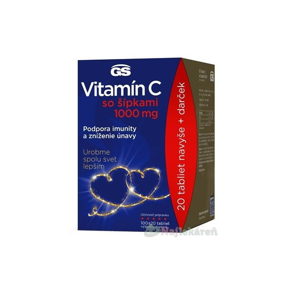 GS Vitamín C 1000 so šípkami darček 2022